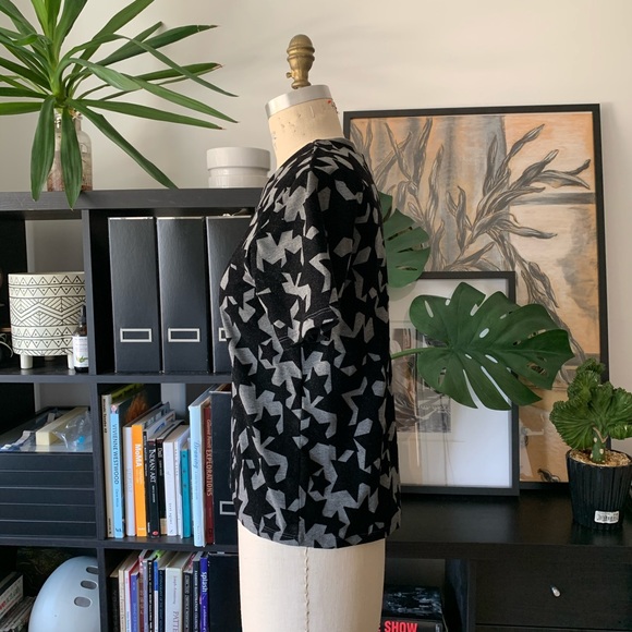 Maje Velvet/Cotton Star T-Shirt - Picture 3 of 7